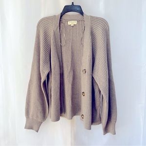 Marled cardigan size XL